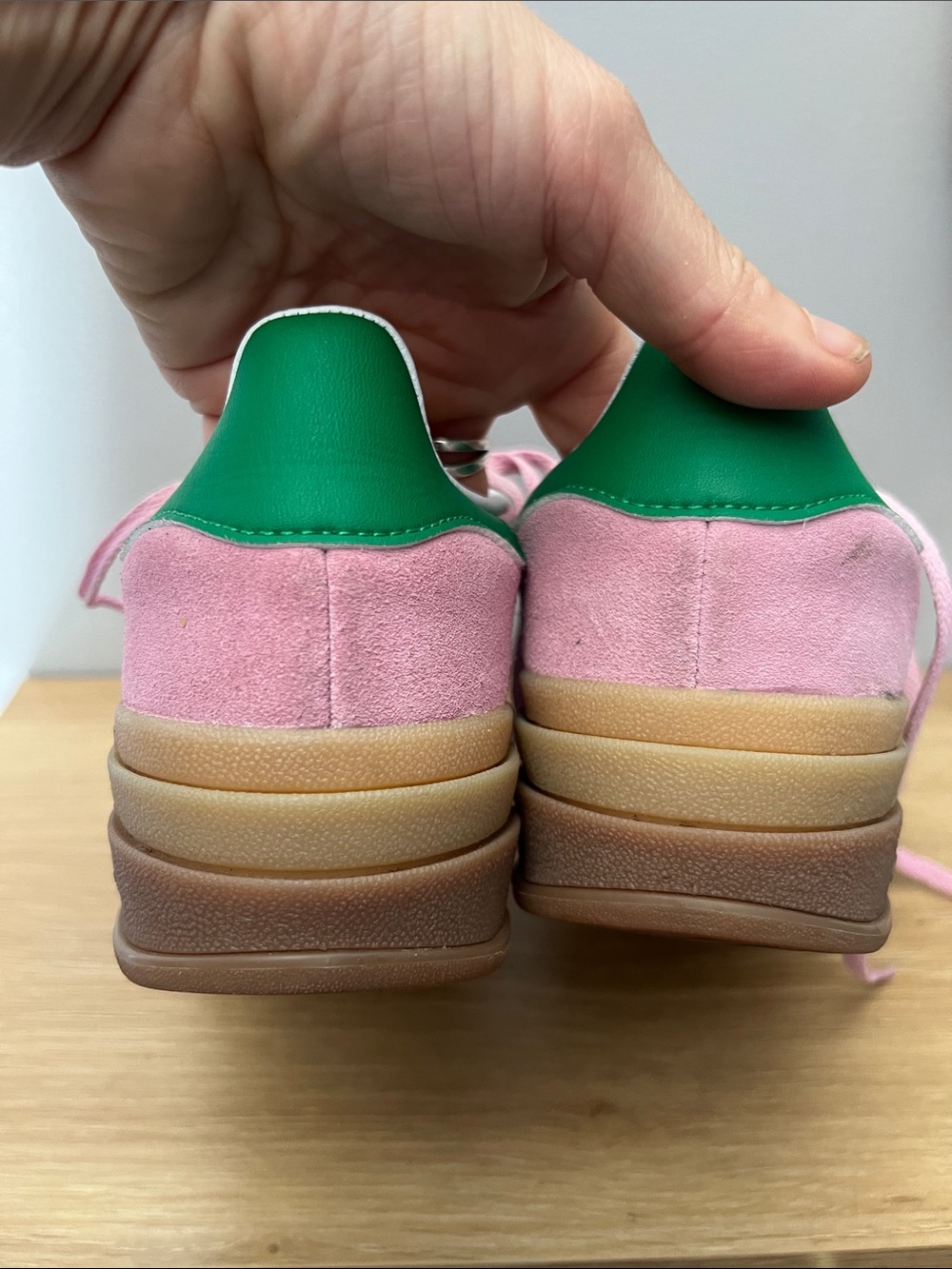 Adidas Gazelle bold pink sneakers size 6 - Picture 5 of 9